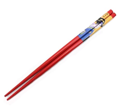 JapanBargain, 10 Pack 5-Pair Bamboo Chopsticks Set, Japanese Geisha Design, 5 Colors, Reusable Wooden Chop Sticks, Dishwasher Safe, 9 Inch, Eco-Friendly Utensils for Sushi Ramen Noodles Bento