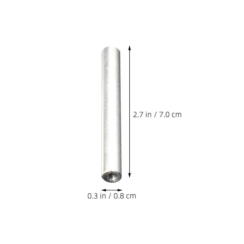 [Australia - AusPower] - Electrolytic Rods Set 10Pcs Iron and Aluminum Electrodes for Water Electrolyzer Compact 2.75In Square Electrolysis Test Accessories for Laboratory and Industrial Use 