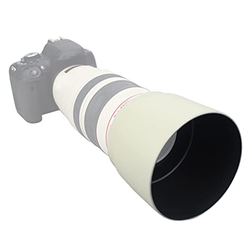 Hilitand Lens Hood,ET‑83C Camera Lens Hoods Reversible Photography Accessory, for EF 100‑400mm F/4.5‑5.6L is USM Lens (White)