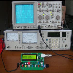 Frequency Generator, DDS Function Generator, Signal Generator, FG-100 DDS, 1HZ-500KHz Function Low Frequency Signal Generator Sawtooth Sine Waveform