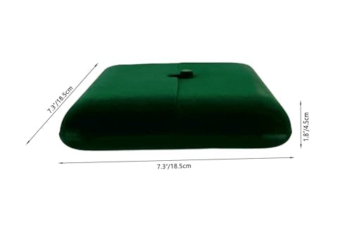 Classic Elegant Green Velvet Jewelry Case Premium Grade Material Storage Packaging (Pearl Necklace Case) Pearl Necklace Case