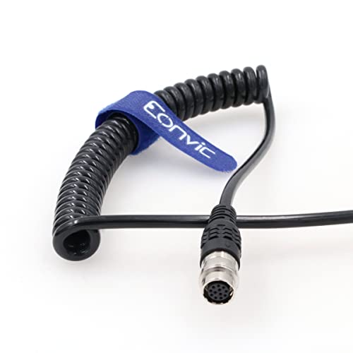 Cables- B4 2/3" D-Tap to Hirose 12Pin Power Cable for Fujinon, Nikon, Canon Angenieux Dtap to Hirose 12pin cable