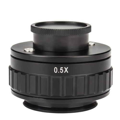 C Mount Adapters Lens 0.5X CTV for Trinocular Stereo Microscope 38MM Interface