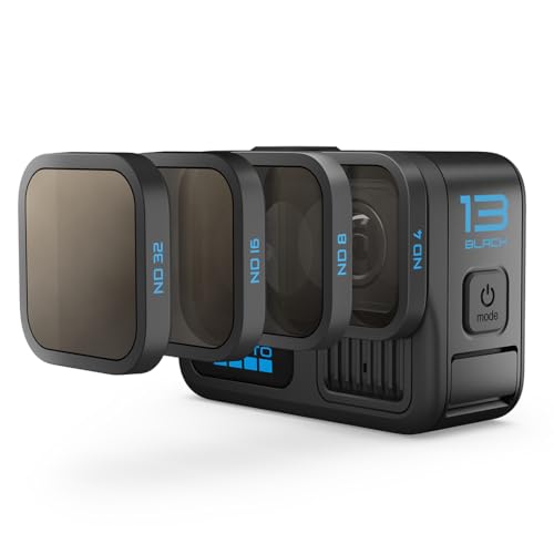 GoPro ND Filter 4-Pack (HERO13 Black) - Official GoPro Lens (AENDF-001) 2.00 ND Filters