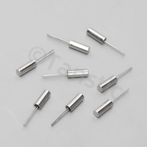 Tanstic 96pcs 3 x 8mm DIP Quartz Crystal Oscillators Resonators, 4/6/8/10/12/16/20/24/25/27/30/32.768MHZ Crystal Oscillator Passive Components for TV DVD MP3 MP4 Players and Car Electronics