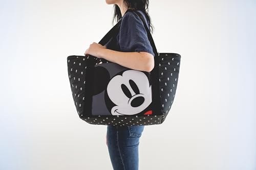 Disney Mickey Mouse Topanga Tote Bag, Soft Picnic Bag, Picnic Cooler, Mickey Mouse Pattern Disney Mickey Mouse - Mickey Mouse Step & Repeat Pattern