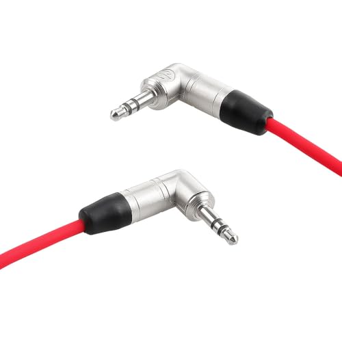 Alvin's Cables Ultra Soft Timecode Cable for RED Komodo, RED V-Raptor 8K Camera, Tentacle Sync 3.5mm TRS to EXT 9 Pin Male Cable 45CM| 18inches RA 3.5mm to RA 9 pin 45cm/18in Ultra Soft
