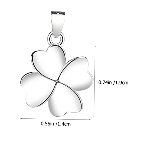 Operitacx Four Leaf Shamrock Pendant Classic Saint Patrick's Day Clavicle Chain Decorative Necklace Party Wearing Necklace for Dressing up Photo Props