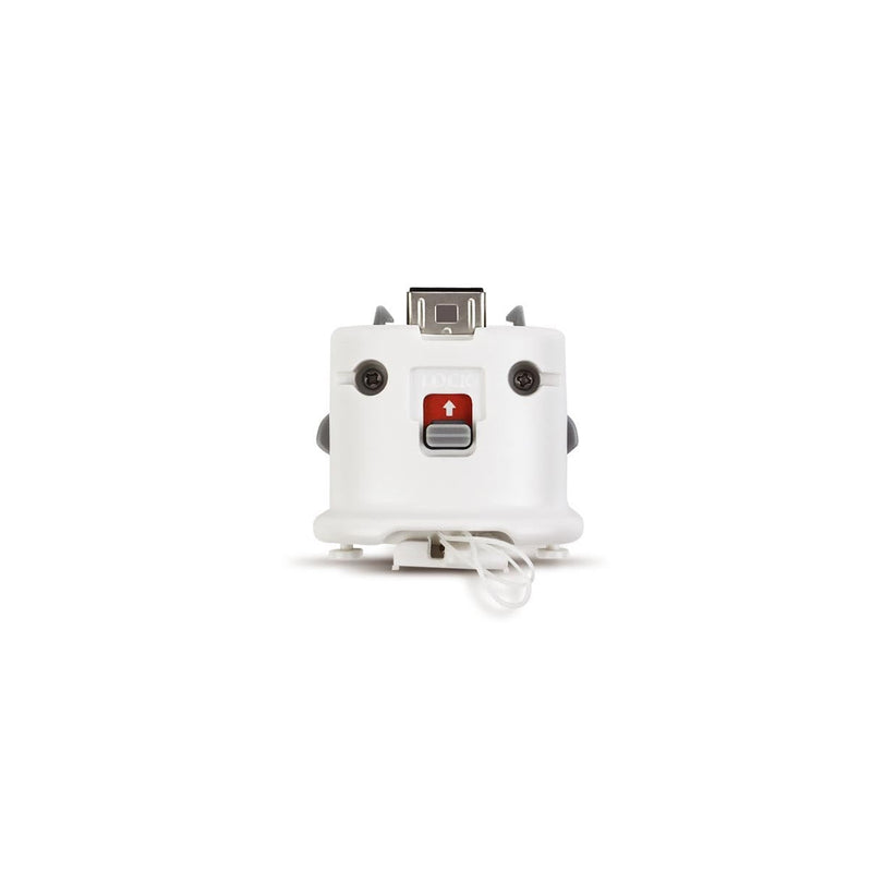 Motion Plus Adapter Accelerator Grip External Sensor for Wii Remote - White (Pack of 2)