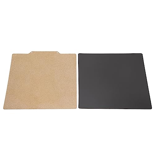Magnetic Build Plate, 200 X 200mm Double Side Steel Magnetic Build Plate PEI Spring Steel Build Plate Easy to Install Flexible Steel Plate Flex Bed 3D Printer Platforms for Voron