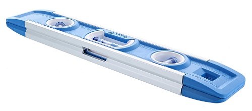 [Australia - AusPower] - Empire Level EM81.9G 9 Inch Magnetic Torpedo Level w/Overhead Viewing Slot (Made in USA), Silver/White/Blue 