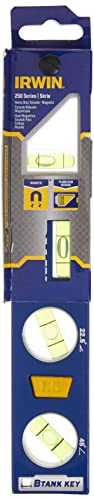 Irwin 1794153 250 Magnetic Torpedo Level, 9-Inch, Blue