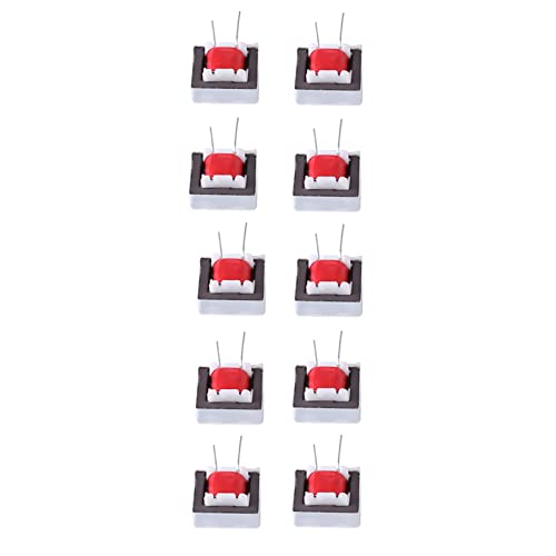 Oumefar 10pcs/pack EI14 High Efficiency Audio Isolation Transformer 600:600 Ohm 1:1 Audio Transformer for Automatic Control Ohm Transformer