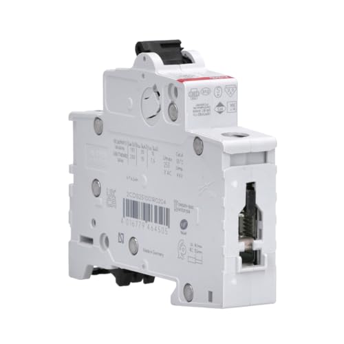 S201-C20 | C-characteristic fuse for DIN rail mounting, switching capacity 6 kA professional screw terminal 2CDS251001R0204 Single pack