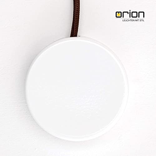 ORION LIGHTSTYLE Junction Box Canopy Ceiling Box Rosette Junction Box Cover Metal (White) White