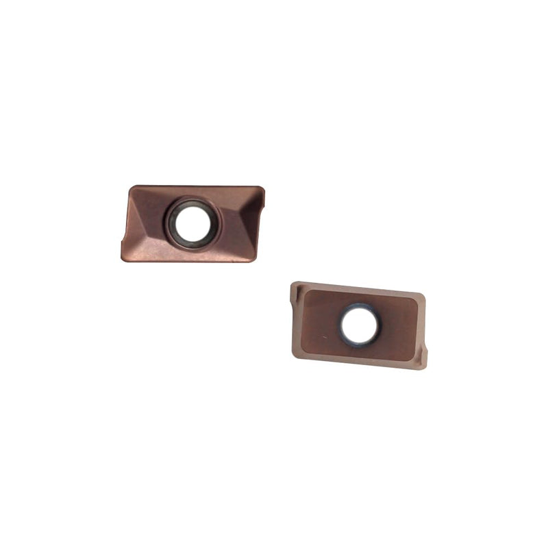 [Australia - AusPower] - Carbide Milling Inserts APKT11T308 TiN coated Lathe Carbide Inserts for Machining Aluminum and Face Milling Cutter Alloy Stainless Steel, 10 Pieces 