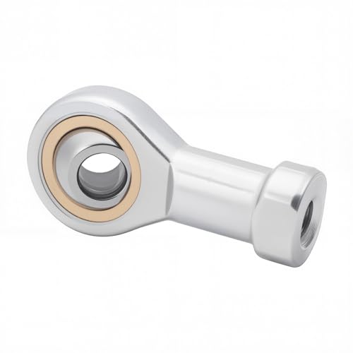 NAKUPENDA Joint Rod End Bearing Spherical Bearing M6 Steel 4 Pieces Self-Lubricating for Spherical Slide Rod Ends