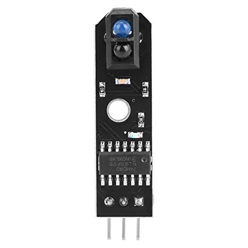 IR Infrared Obstacle Avoidance Sensor Module for 1 Channel 1 mm - 25 mm TCRT5000 Infrared Reflection Tracking Sensor Module Smart Car Black/White Line Detection Pack of 3 | Obstacle Avoidance 1 Channel Line Tracking for Smart Cars
