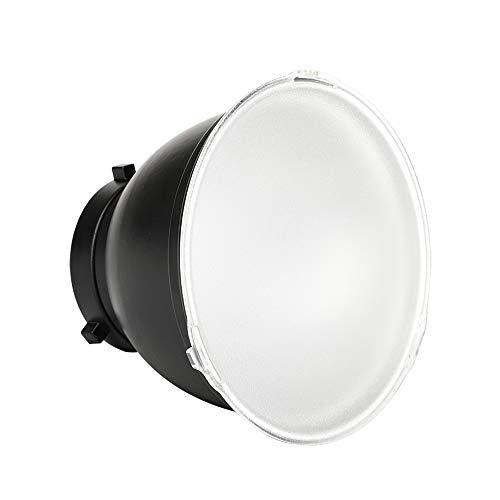 Soonpho 7" Standard Reflector Diffuser Lamp Shade Dish with 20° /40°/ 60° Degree Honeycomb Grid White Soft Cloth for Bowens Mount Studio Strobe Flash Light Speedlite