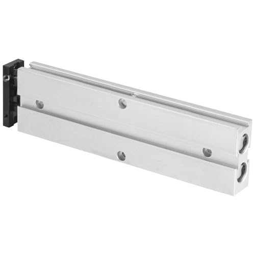 Heschen Double-Acting Pneumatic Air Cylinder, TN10-200, Bore 10mm, Double-Rod Aluminum, with Magnet,for The Automatic Equipment (Stroke:200mm) Stroke:200mm