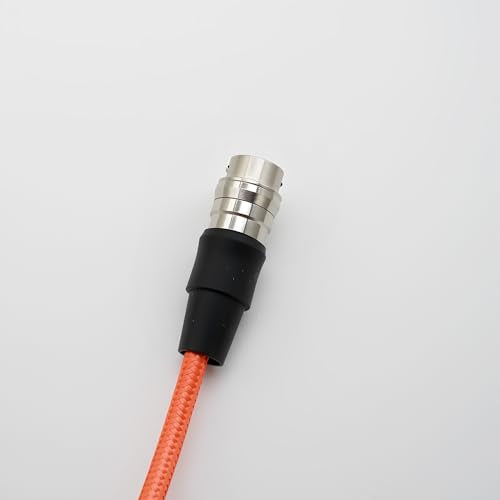 D-Tap Male to Hirose 12-Pin Female Power Cable for B4 2/3” ENG Lens Servo, Compatible with Fujinon, Canon, Nikon, Angenieux, Schneider, V-Mount/Gold Mount Battery Power, 25”