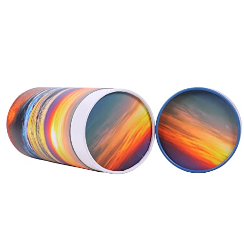 Ocean Sunset Scattering Urn – Biodegradable Scatter Tube for Ashes - Cremation Urn for Adult Ashes (Large) Large (1 Count)