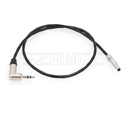 SZRMCC Tentacle Sync Zaxcom 3.5mm TRS to 00B 4 Pin Male Timecode Cable for RED Epic Scarlet DSMC2 Camera Straight 4 Pin