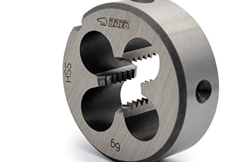 BAER M18 HSS Threading Die - M 18 x 2.5 - Thread Die Metric Control Thread - Male Thread Cutter Made of High-Alloy Tool Steel - Metric External Thread Die