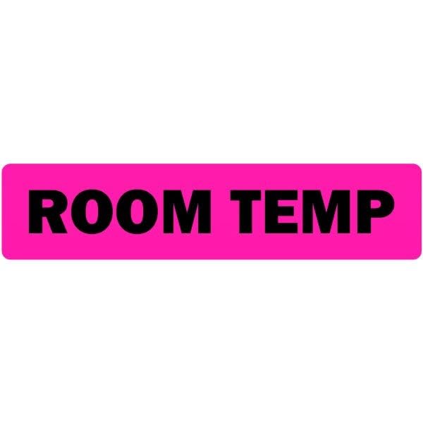 Room Temp Medical Labels