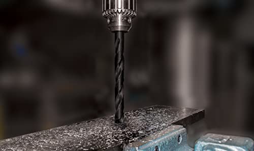Century Drill & Tool 24713 13-piece Pro Grade black oxide jobber drill bit set in storage case