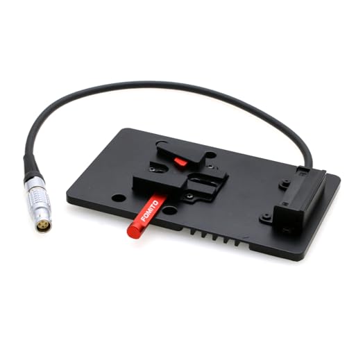 V-Port Rear Mount Battery Plate V-Mount Battery Output 6-pin Female Power Cord for DJI Ronin 4D RED Camera 10cm Straight 6Pin Female