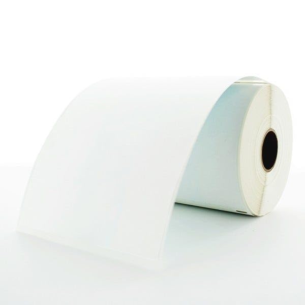 LabelValue LV-1744907POLY Durable Non-Tear Shipping Labels - 4" x 6", 220 Labels/Roll, Waterproof Polypropylene Material, White - Compatible with DYMO LabelWriter 4XL Direct Thermal Label Printers