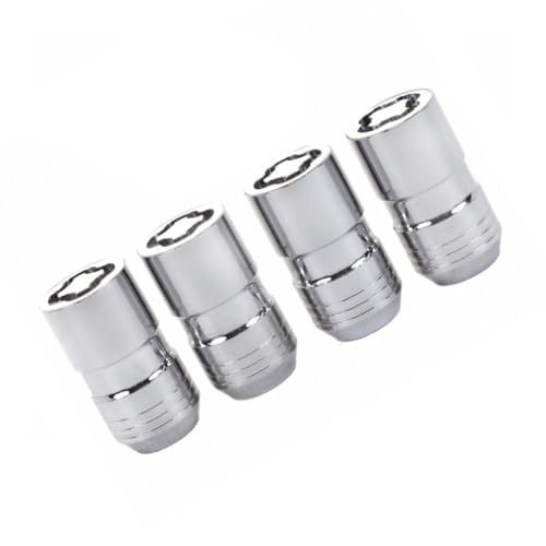 KarParts360 McGard wheel lock nut set for Jeep Grand Cherokee, chrome cone seat, M14 x 1.5, 4 pack