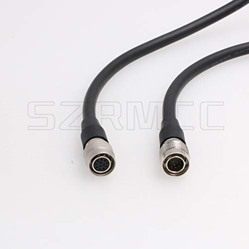SZRMCC Hirose 12 Pin Male to Female High Flex CCXC Extension Cable for Sony CCD DXC 950 Intercon VCP Hitachi C101 Cameras Industrial Machine Vision (3m/9.8ft) 3m/9.8ft