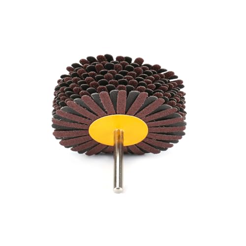 400 Grit Abrasive Fabric Flap Wheel with 6 mm Shank, Fan Sander, Sanding Star Accessories for Woodworking, Root Carving, Furniture, Polishing 400 #