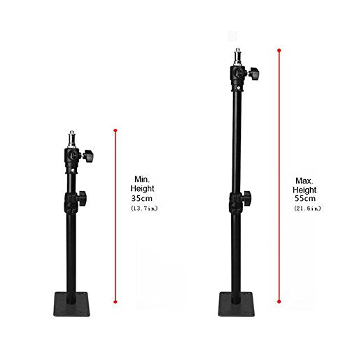 Fotoconic L-600D Two Section Adjustable Ceiling Wall Light Stand with 3/8" 1/4" Thread for Studio Photo Video