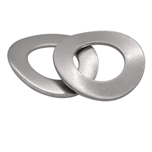280PCS Wave Spring Washer Kit 304 Stainless Steel Wave Washer Sizes Include M3 to M12 Used for Electrical Connection in Domestic and Commercial Appliance Automotive and Marine Application