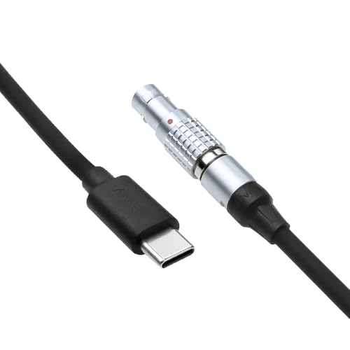 Alvin's Cables PD USB-C Type-C to 2 Pin Power Cable for Tilta| Teradek| SmallHD| Z-CAM Fast Charging Cable Ultra-Soft 60cm|24inches Standard Straight type-c 60cm