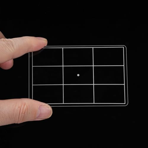 Rule of Thirds Photography Composition Viewer Finder,1 Pack Portable Enhance Photography/Painting/Drawing View Finder,Credit Card Size 1 pack