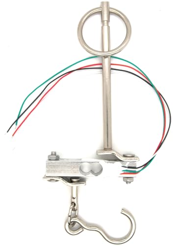 Generic 3kg straight bar load cell with hook, 4-wire strain gauge force sensor
