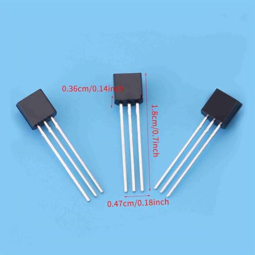 Watris Veiyi 200pcs 10 Value Transistor Set, NPN PNP TO-92 BC327-BC558 Transistors, Transistor Assortment, Transistors Box Pack