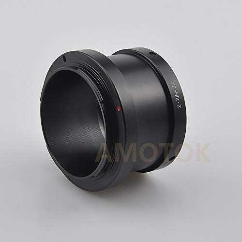 T2 to Nikon Z Camera Adapter,T2 T-Mount telephoto Lens to for Nikon Z Mount Z6 Z7 Full Frame Camera T2 to Nik Z adapter