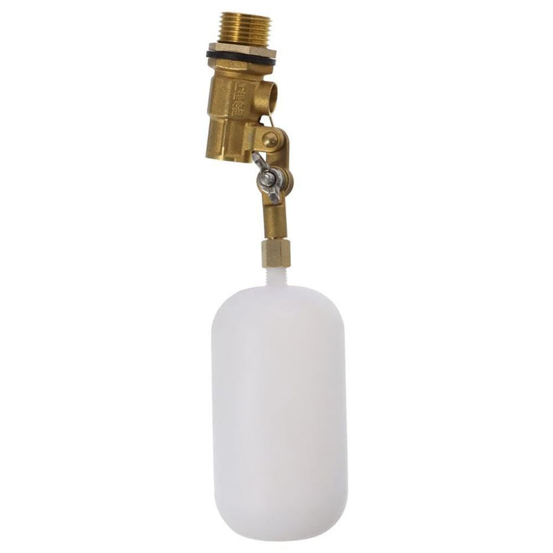Float Valve 2pcs Adjustable Arm Durable White Float Ball Valve Float Accessories PVC Water Float Valve Water Tank