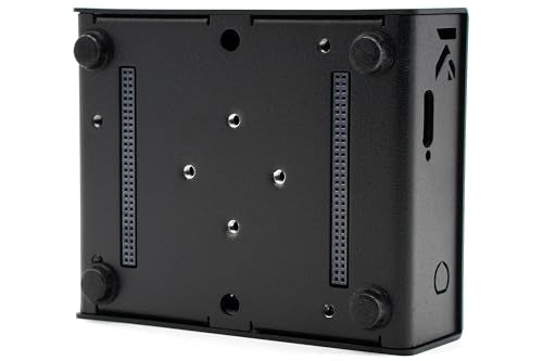 KKSB Case for Arduino UNO Q - Black Anodized Aluminum Housing