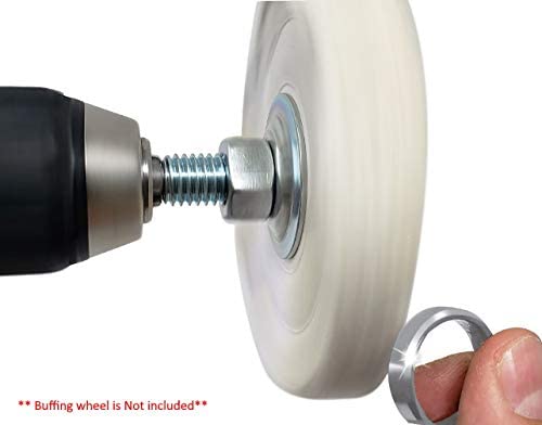 [Australia - AusPower] - LINE10 Tools Drill Arbor Adapter Mandrel for Buffing and Grinding Wheels, 1/2-inch Diameter 1/2" Arbor 