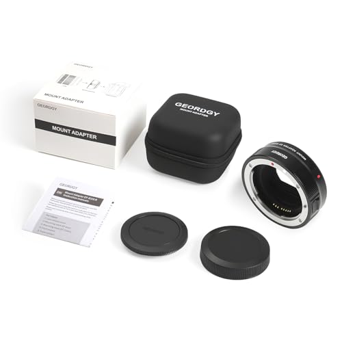 EF-EOS R Adapter for Canon EF/EF-S Lenses and Canon EOS R, RP, R5, R6, R7, R8, R10, R50, R100 Cameras