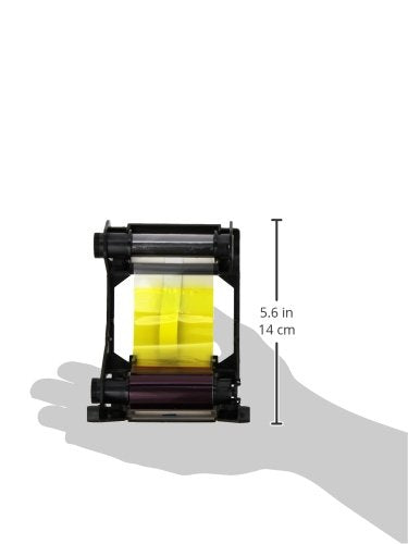 [Australia - AusPower] - Zebra 800011-140 YMCKO Color Ribbon Load-N-Go for Zebra ZXP Series 1 Printers 