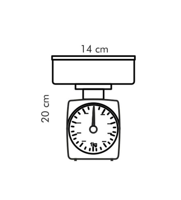 Kitchen scales ACCURA, 2.0 kg 2 kg
