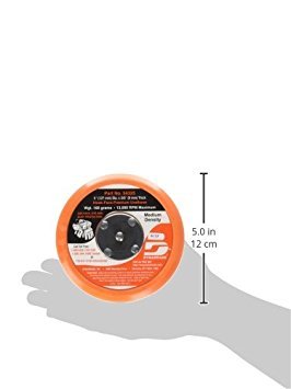 [Australia - AusPower] - Dynabrade (54325) 5" (127 mm) Diameter Hook-Face Non-Vacuum Sanding Disc Pad, Short Nap, Teal | 3/8" (10 mm) Thick Urethane Medium Density, Swirl-Free Finish, 5/16"-24 Male Thread 