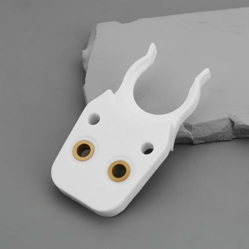 2Pcs Milling Machine Tool Holder Clamp with Centering Claw Attachment ISO20 84x27mm White